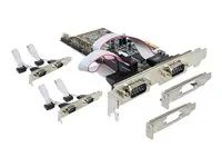 Sériový adaptér - PCIe - RS-232 - 6 porty