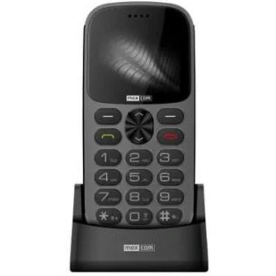 MAXCOM Telefon pro seniory MM471SZ šedý