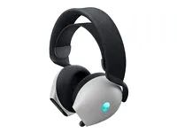 Náhlavní souprava - plná velikost - Bluetooth / 2,4 GHz radiová frekvence - bezdrátový, kabelové - 3.5 mm jack - lunar light