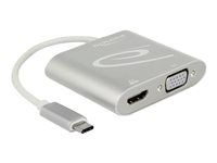 Externí video adaptér - STDP4320 - USB-C - HDMI, VGA - stříbrná - maloobchod