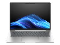 AI PC - design se závěsem 177 stupňů - Intel Core Ultra 7 - 255U / až 5.2 GHz - Win 11 Pro - Intel Graphics - 32 GB RAM - 512 GB SSD NVMe - 14" IPS 1920 x 1200 - Gigabit Ethernet - Wi-Fi 7, Bluetooth - stříbrný hliník - kbd: česká/slovenská - s HP 3 roky podpory notebooku v místě