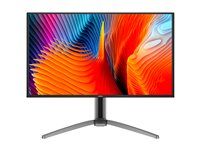 OLED monitor - hraní her - 26.5" - 2560 x 1440 QHD @ 240 Hz - 400 cd/m² - 1500000:1 - DisplayHDR 400 - 0.03 ms - 2xHDMI, DisplayPort - reproduktory - šedá