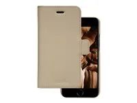 Pouzdro s klopou pro mobilní telefon - kůže Saffiano - sahara sand - pro Apple iPhone 7, 8, SE (2nd generation)