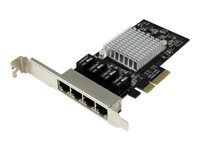RJ45 Port - Intel i350 Chipset - Ethernet Server / Desktop Network Card - Dual Gigabit NIC Card (ST4000SPEXI) - Síťový adaptér - PCIe x4 nízký profil - 1GbE - 1000Base-T - černá - pro P/N: BNDTB10GI, BNDTB210GSFP, BNDTB310GNDP, BNDTB410GSFP, BNDTB4M2E1, BNDTBUSB3142