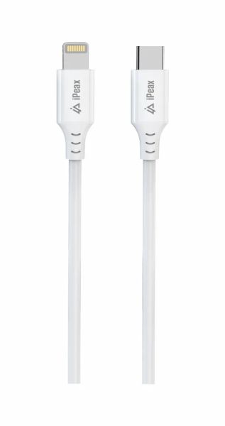 Kabel iPEAX 90010111 USB-C/Lightning 1 m bílý