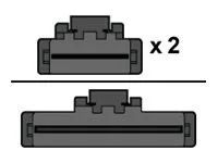 Interní kabel SAS - 1x8 Slim SAS (SFF-8654) (M) do 2x4 Slim SAS (SFF-8654) - 1 m