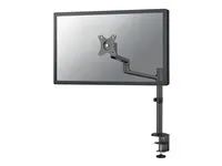 Montážní sada (svorka k montáži na stůl, průchodka na stůl, deska adaptéru VESA, alarm monitoru) - nastavitelné rameno s plným rozsahem pohybu - pro Displej LCD - ocel - černá - velikost obrazovky: 17"-27"