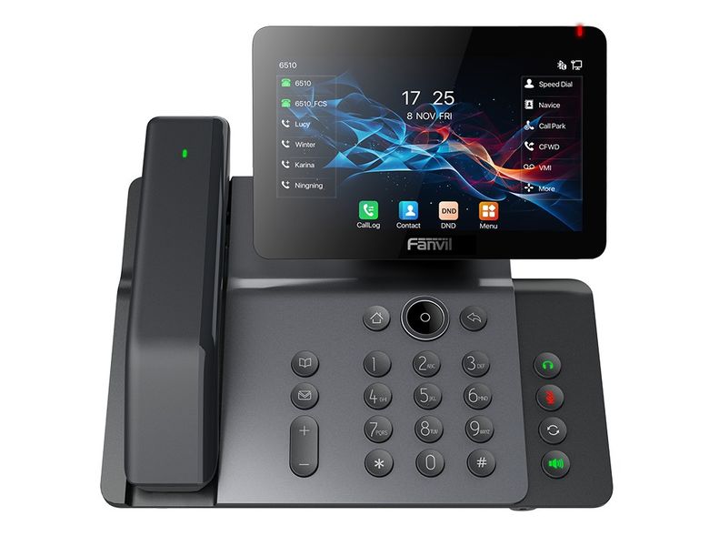 Fanvil V66 Pro SIP telefon, 7" dotyk.displej, Wi-Fi, BT, BT sluchátko, H.264