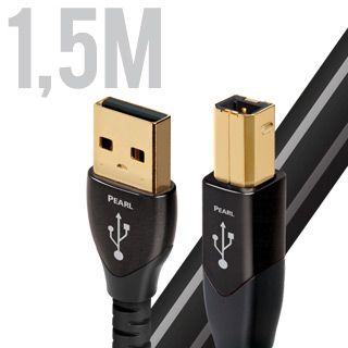 AUDIOQUEST Pearl, Kabel 1.5m, USB A - USB B