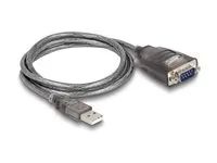 Sériový adaptér - USB 2.0 - RS-232 x 1 - průhledná, černá