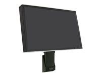 Montážní sada (montáž na zeď) - pro plochý panel - černá - velikost obrazovky: až 27"