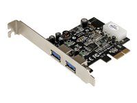 LP4 Power - Dual Port USB 3 PCIe Controller (PEXUSB3S25) - USB adaptér - PCI Express x1 - USB 3.0 x 2 - pro P/N: CFASTRWU3, S251SMU33EP, ST103008U2C, ST53004U1C, ST7300U3M, ST93007U2C, UNI251BMU33