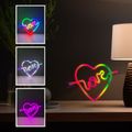 MANTA LOVE HEART, LED Neon plexi dekorace