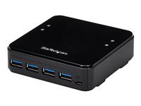 4 USB 3.0 x 4 Computers - Mac / Windows / Linux - USB A/B Switch - USB Switch (HBS304A24A) - Rozbočovač - 8 x SuperSpeed USB 3.0 - desktop