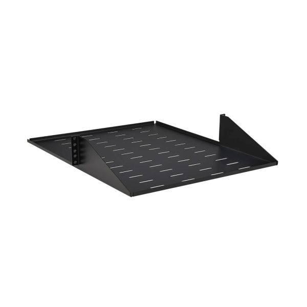Police pevná SmartRack 2U, nosnost 45kg, hloubka 546mm, montáž na střed, odvětrávaná