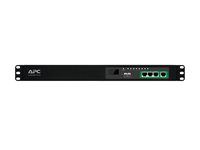 Rozvodná jednotka PDU (k montáži na regál) - AC 200/208/230 V - 3680 VA - Ethernet - vstup: IEC 60320 C20 - výstupní konektory: 8 (8 x IEC 60320 C13) - 1U - 2.5 m kabel - černá - pro P/N: SCL500RM1U, SCL500RMI1U, SMX1500RM2UCNC, SMX2KR2UX145, SMX3KR2UNCX145, SMX750CUS