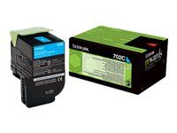 Azurová - originální - kazeta s barvivem LCCP, LRP - pro Lexmark CS310dn, CS310n, CS410dn, CS410dtn, CS410n, CS510de, CS510dte