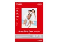 Lesklý - bílá - A4 (210 x 297 mm) 20 listy fotografický papír - pro PIXMA TS7450i
