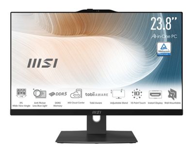 MSI Modern/AM242TP/23,8"/FHD/T/5-120U/16GB/512GB/Intel int/W11H/Černá/3R
