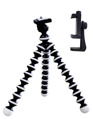 Cestovní stativ VIKING Tripod 4D/délka 25,5cm/pružná,odolná guma/max. zátěž 2kg/upínací šroub 1/4"