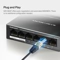 MERCUSYS MS106GP, 6portový 1000 Mbps stolní přepínač