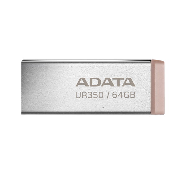 ADATA UR350/64GB/USB 3.2/USB-A/Hnědá