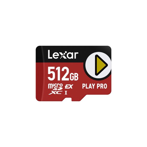 Lexar 512GB PLAY Pro microSD Express 7.1 C10 U3