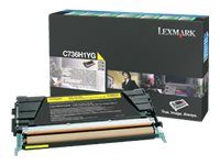 Vysoká výtěžnost - žlutá - originální - kazeta s barvivem LRP - pro Lexmark CS736dn, CS748de