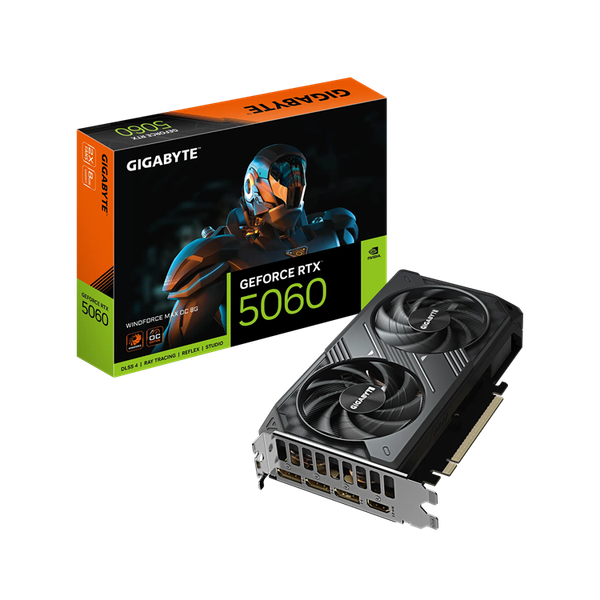 GIGABYTE GeForce RTX™ 5060 WINDFORCE MAX OC 8G/OC/8GB/GDDR7