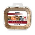 ScanPart Obdélníková papírová forma do horkovzdušné fritézy 20 × 15 cm, 100 ks