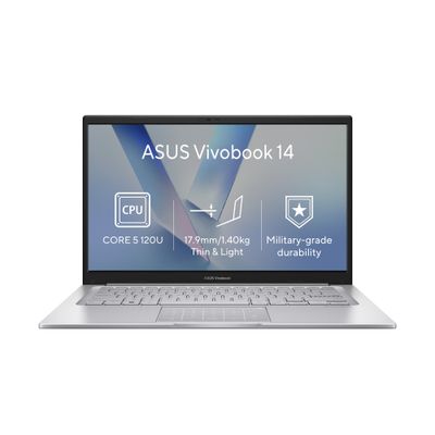 ASUS Vivobook 14/X1404VA-EB2278WZ/5-120U/14"/FHD/8GB/512GB/Intel int/W11H/Silver/2R