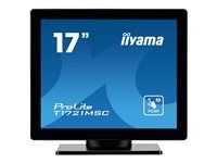 LED monitor - 17" - dotykový displej - 1280 x 1024 SXGA @ 75 Hz - TN - 250 cd/m² - 1000:1 - 5 ms - HDMI, VGA - reproduktory - černý rám s matným povrchem