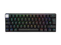 Klávesnice - hraní - 60% - TKL - podsvícení - bezdrátový - 2.4 GHz, Bluetooth - QWERTY - US mezinárodní - klávesový spínač: Tactile - bílá