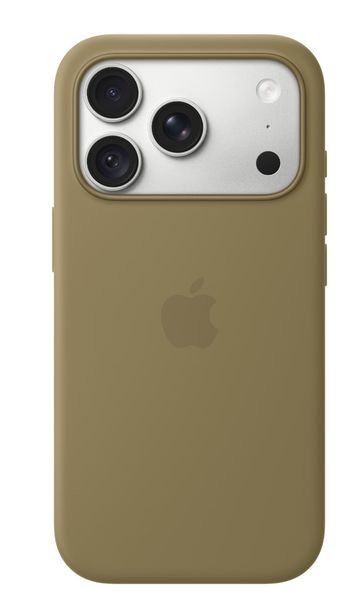 iPhone 18 Pre Silicone Case with MS - Olive
