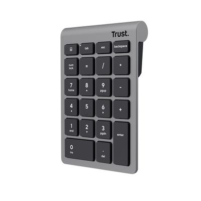 Trust Xalas Wireless numpad/Bezdrátová USB/Stříbrná