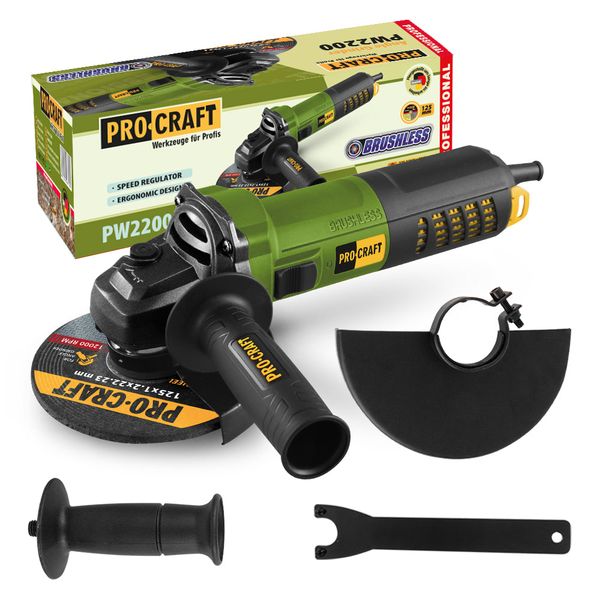 Úhlová bruska PROCRAFT PW2200