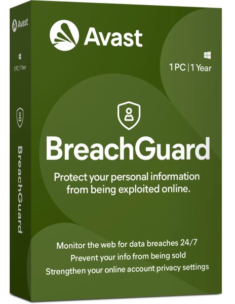 Avast BreachGuard 1 PC, 1Y