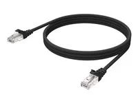 Síťový kabel - RJ-45 (M) do RJ-45 (M) - 1 m - UTP - CAT 6 - bootovaný, licna - černá
