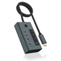 RAIDSONIC ICY BOX USB Hub, 4portové, USB C/4x USB C