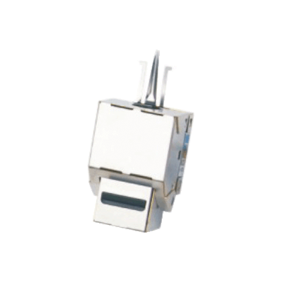 DATACOM Keystone CAT6  STP silver dual-mini
