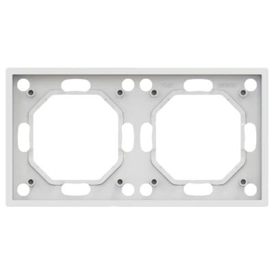 Dvojitý rámeček DPM MOXY MOX1002W bílý
