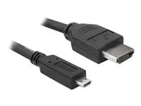 HDMI kabel - HDMI s piny (male) do 19 pin micro HDMI Type D s piny (male) - 3 m