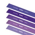 Guma posilovací REBEL Mini Band L 2,3-18,2kg 5ks mix purple
