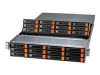 Supermicro Storage A+ 2015S-E1CR24L-01-G2 - Server - instalovatelný do racku 2U - 1-smerný - 1 x EPYC 9334 / až 3.9 GHz - RAM 512 GB - SATA/SAS 3.5" zásuvka(y) - SSD 2 x 960 GB, HDD 24 x 22 TB - 25 Gigabit Ethernet, 10 Gigabit Ethernet, 2.5 Gigabit Ethernet, 5 Gigabit Ethernet, Gigabit Ethernet, 50 Gigabit Ethernet, 100 Gigabit Ethernet - žádný OS - monitor: žádný - stríbrná