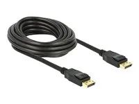 Kabel DisplayPort - DisplayPort (M) do DisplayPort (M) - 5 m - opatřený západkou - černá