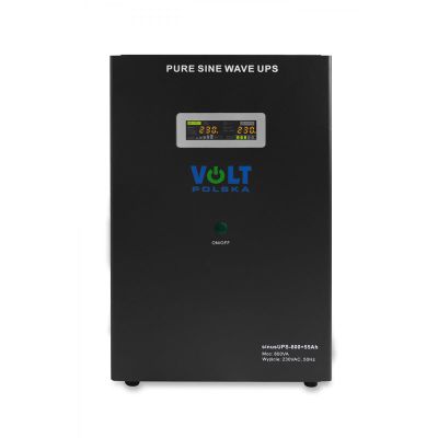Zdroj záložní VOLT Sinus UPS 800 12V 230V 800W + baterie 55Ah Black