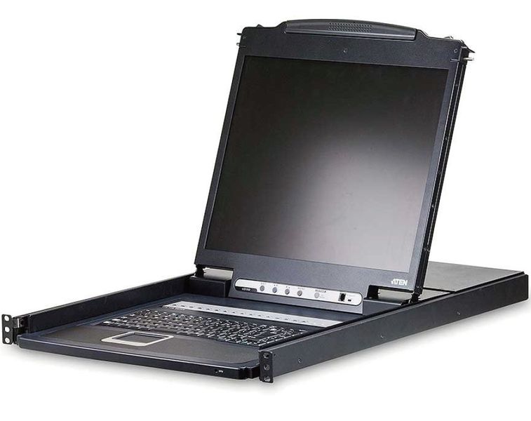 ATEN 16-port KVM PS/2+USB, OSD, rack, 19" LCD
