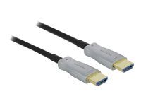 HDMI kabel - HDMI s piny (male) do HDMI s piny (male) - 100 m - optické vlákno - černá - Active Optical Cable (AOC), podpora 4K60 Hz (3840 x 2160)