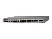 Cisco Nexus 9332C ACI Spine - Přepínač - 32 x 100 Gigabit QSFP28 / 40 Gigabit QSFP28 + 2 x 1 Gigabit / 10 Gigabit SFP+ - Lze montovat do rozvaděče - repasováno