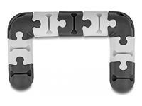 Cable holder self-adhesive modular set 9